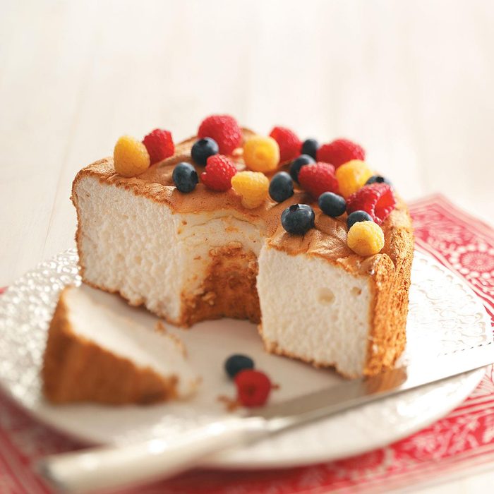 Figure 1: A lovely angelfood cake. Probably not what mine will look like.